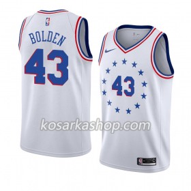 Dres Philadelphia 76ers Jonah Bolden 43 Nike 2018-19 Bijela Swingman